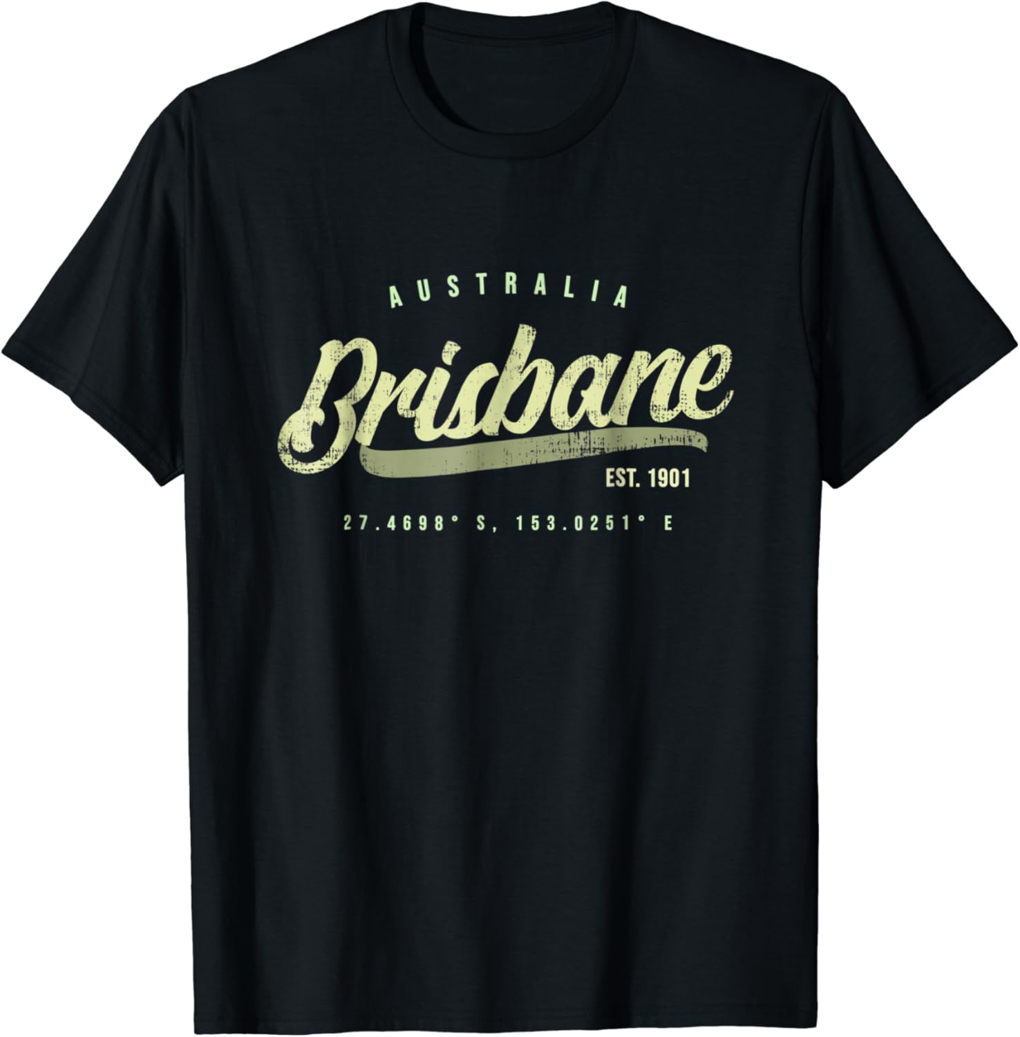 Brisbane City Australian T shirt Clothing, Shoes & Jewelry